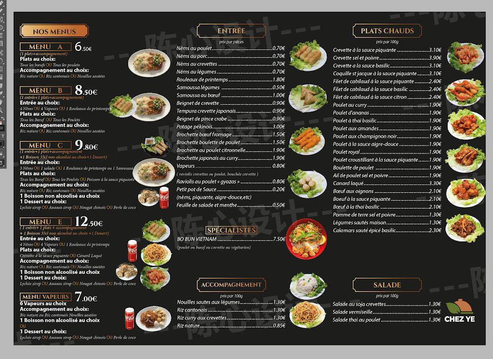 restaurant Chez Ye - Menu Image 3