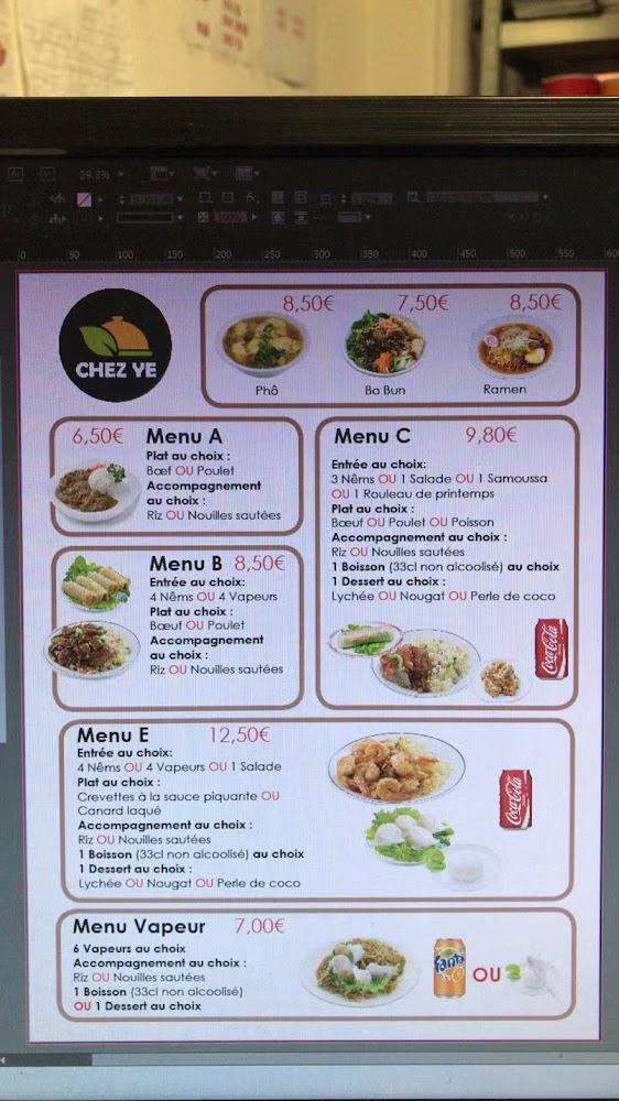 restaurant Chez Ye - Menu Image 4